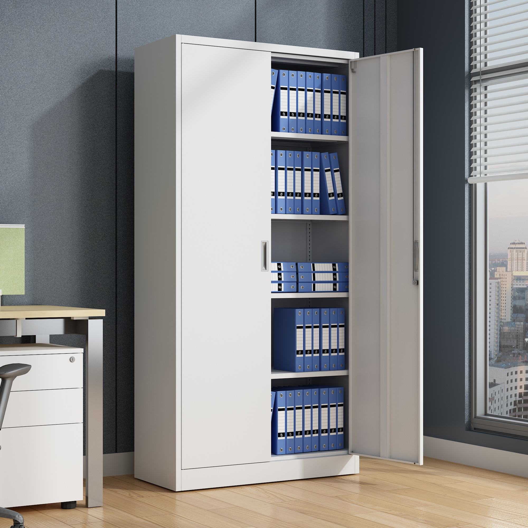 小空间有大容量 钢制储物柜与文件柜的高效收纳解决方案